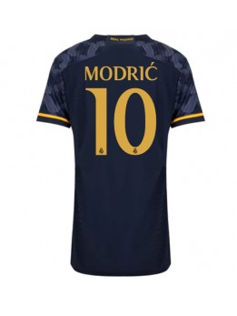 Ženski Nogometna dresi replika Real Madrid Luka Modric #10 Gostujoči 2023-24 Kratek rokav